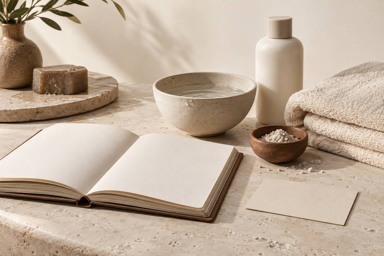 Illustration éditoriale du sujet : Après le hammam : ce que la peau fait pendant 48 heures