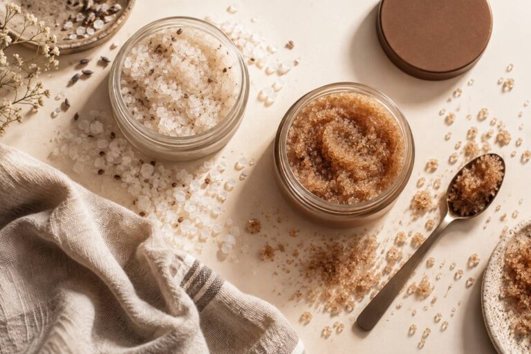 Sels et gommages sucrés : les variantes relevées du gommage